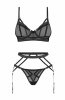 Obsessive Euridia 3-częściowy Set komplet damski 